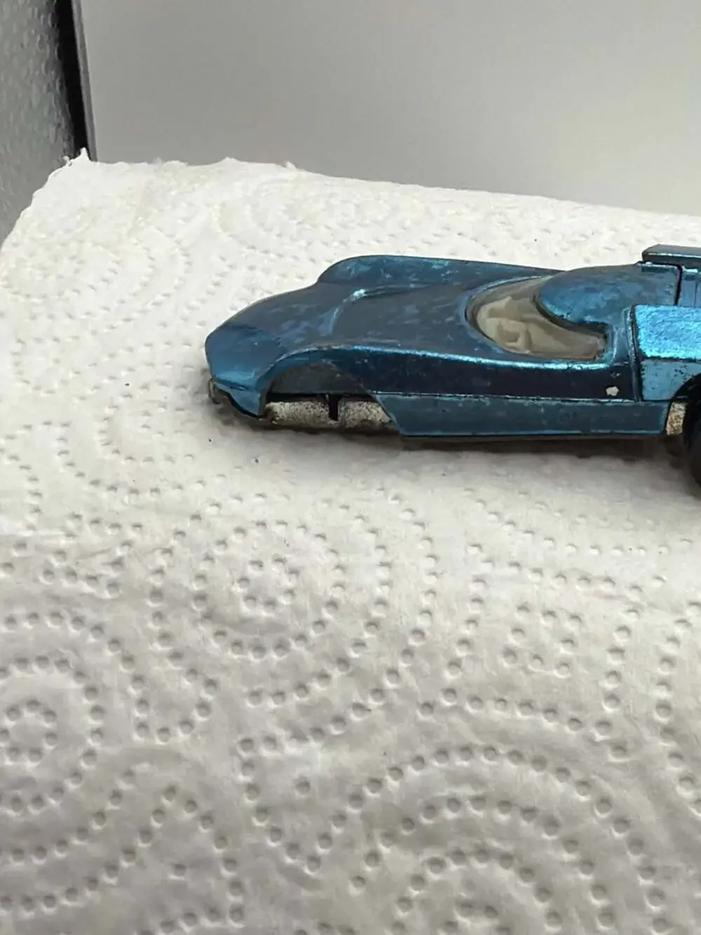 Hot Wheels Redline Turbofire Vintage 1968 Light Blue Diecast Toy Car